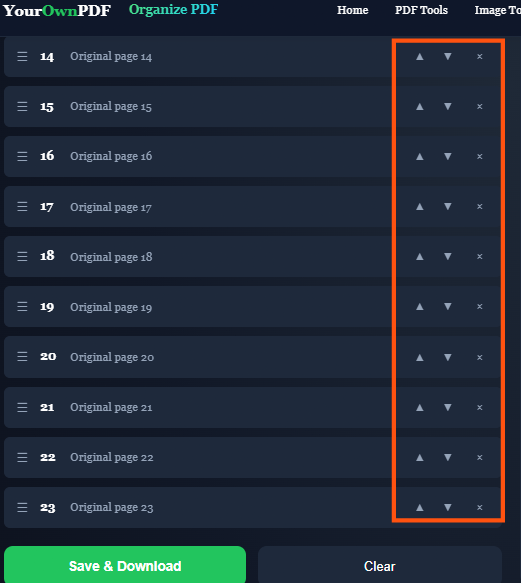 Reorder Buttons Layout